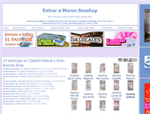 Tablet Screenshot of moron-sexshop.com